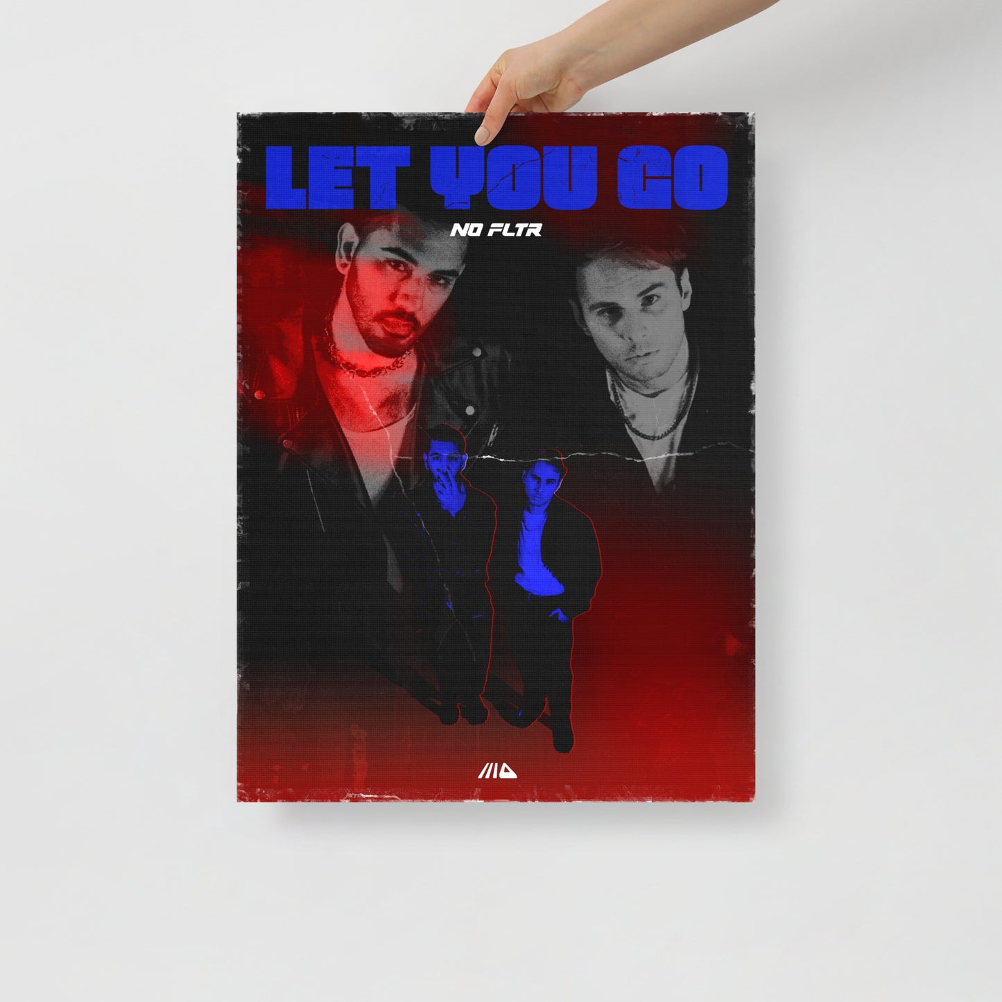 Let You Go Poster (Red & Blue)